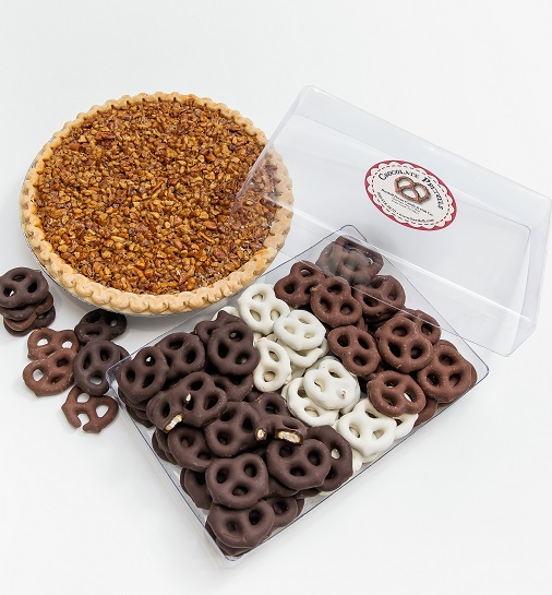 PECAN PIE AND CHOCOLATE PRETZEL GIFT COMBO